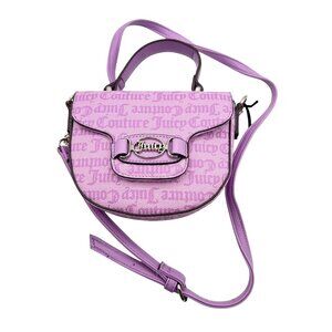 Juicy Couture Monogram Lavender Small Hand Bag